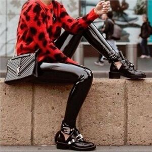 NWT Commando High Shine Perfect Control Faux Patent Leather Leggings Size SP